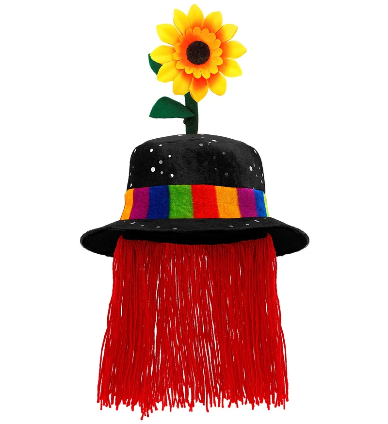 Clownshoed met haar Frank zwart