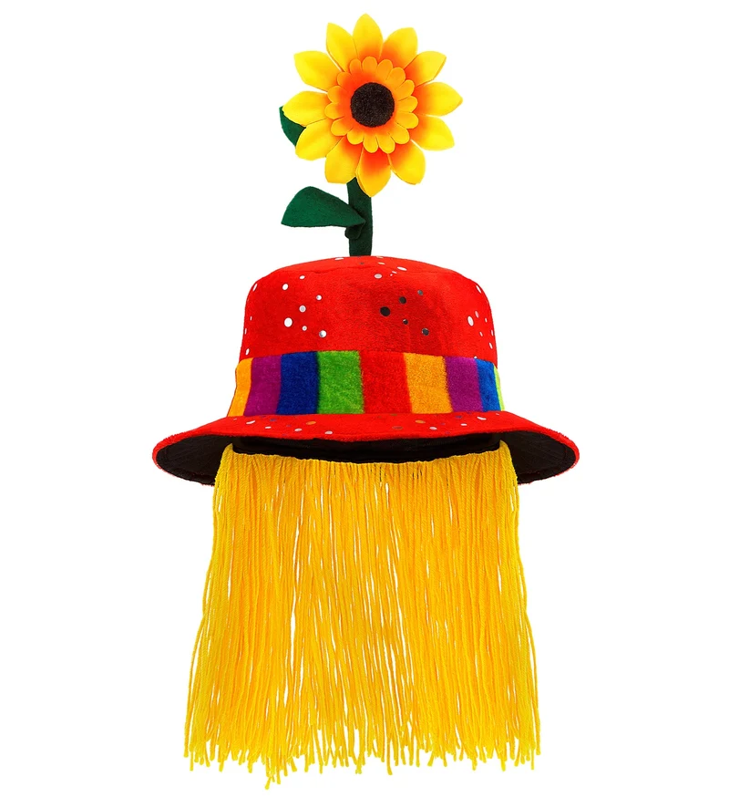 Clownshoed met haar Frank rood