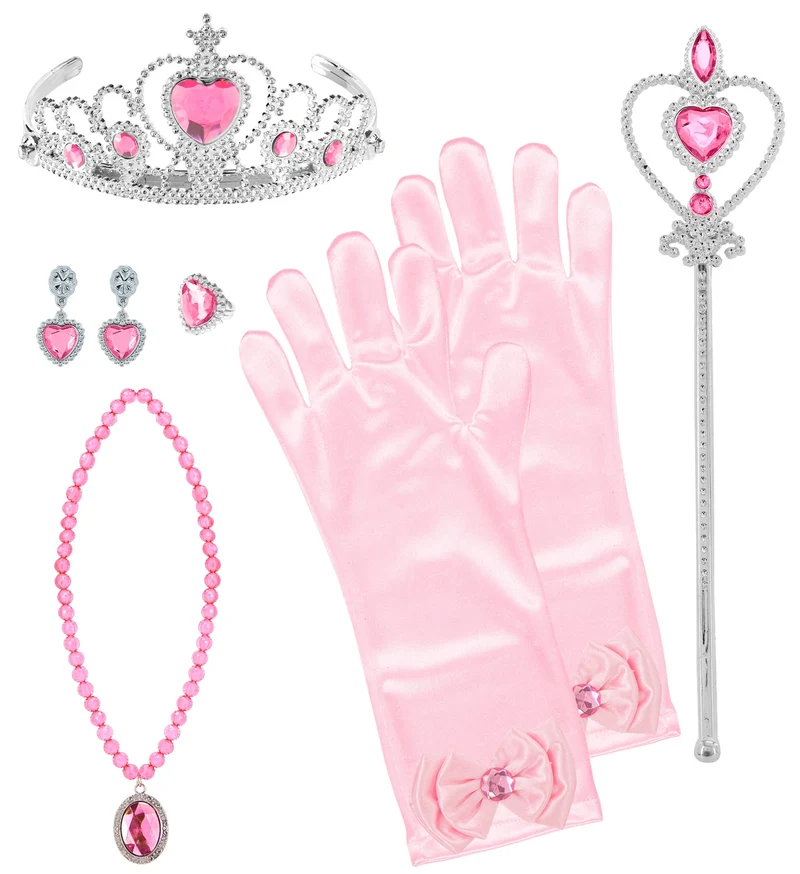Prinses set Anna roze