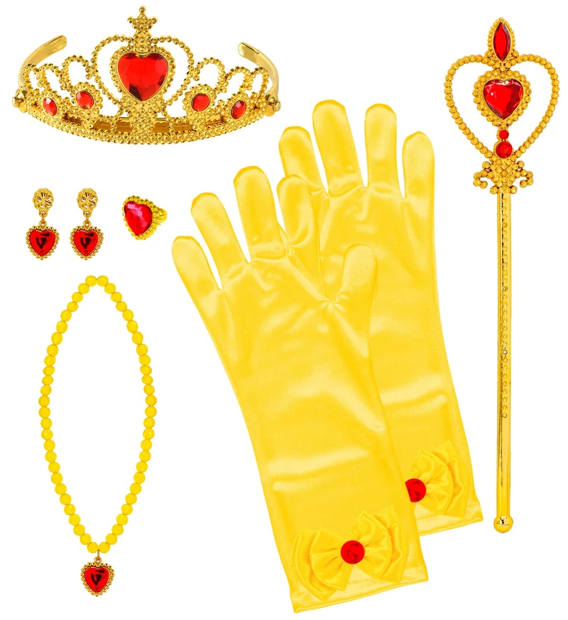 Prinses set Anna geel