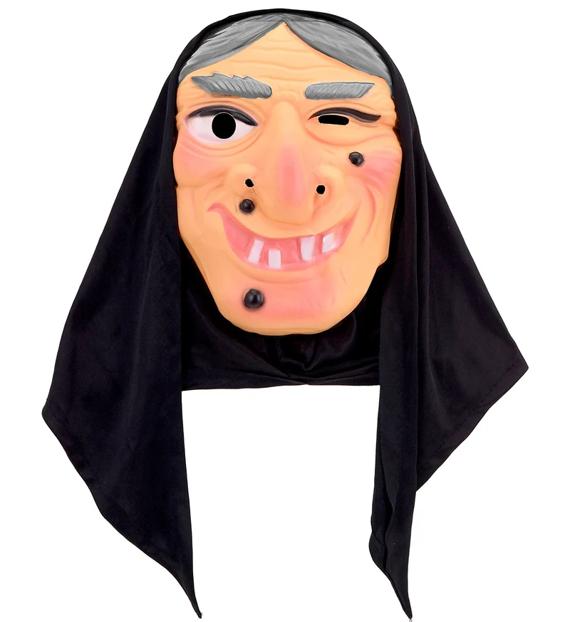 Heksenmasker Tinie met hoofddoek