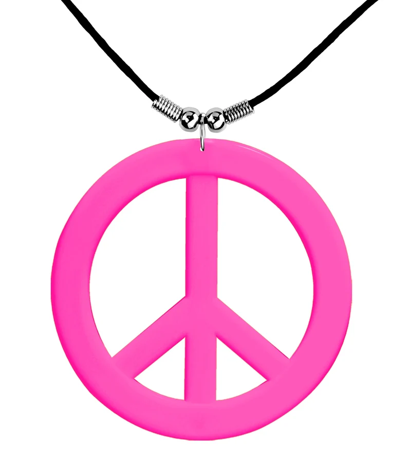 Neon Hippie Ketting Rosa Roze