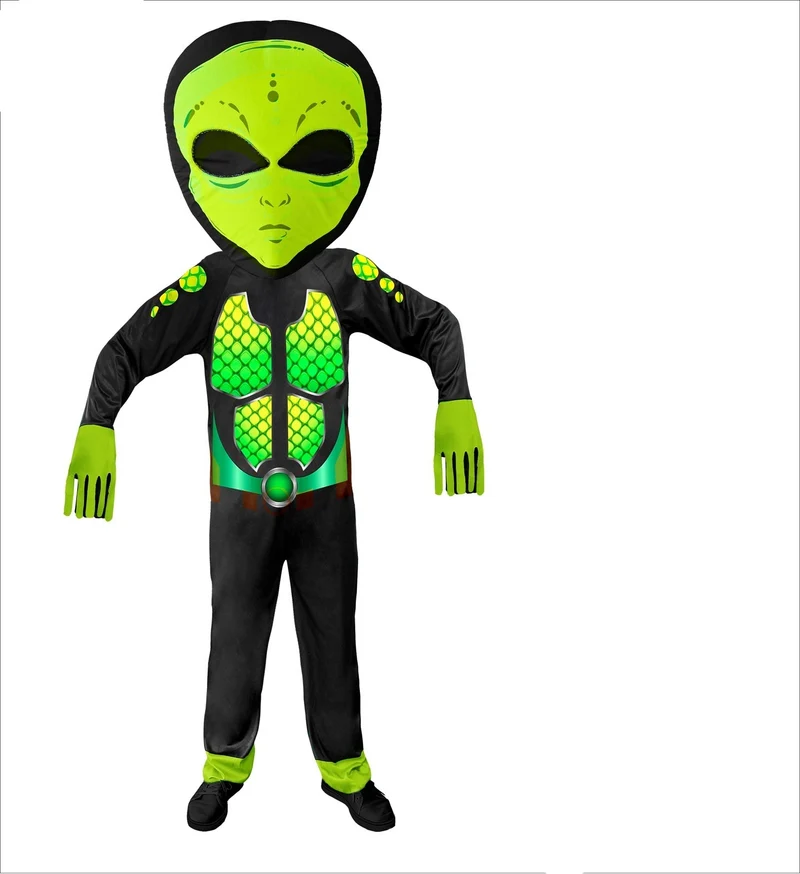 Ruimtemonster Alien kostuum kind