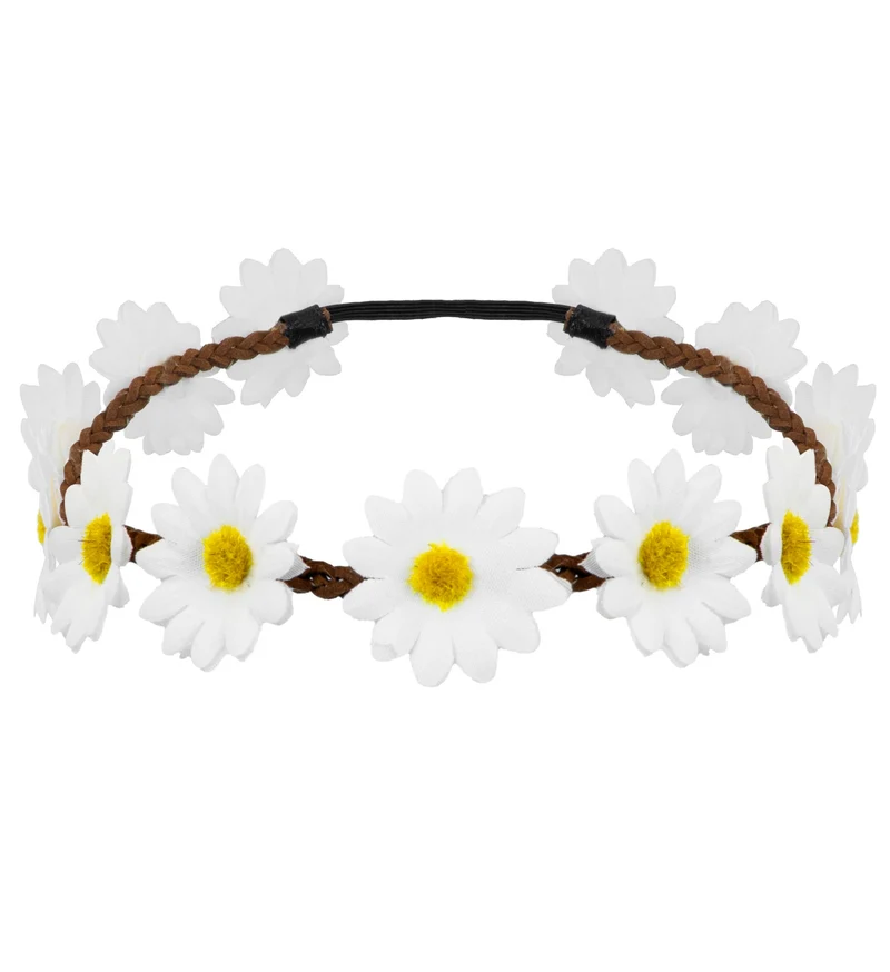 Bloemen hoofdband voor hippies
