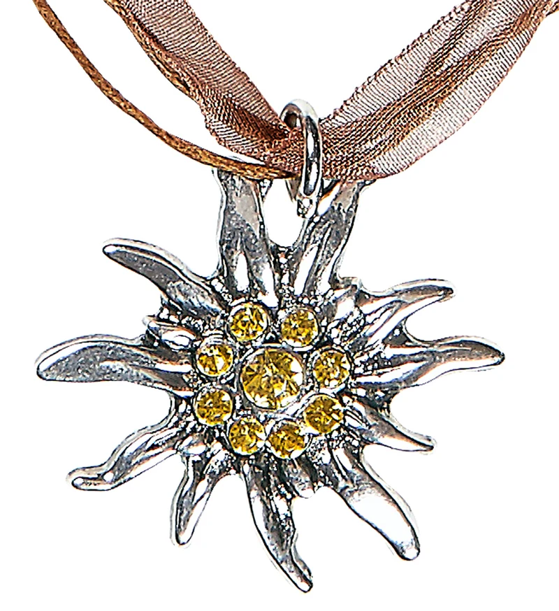 Tiroler halsketting edelweiss