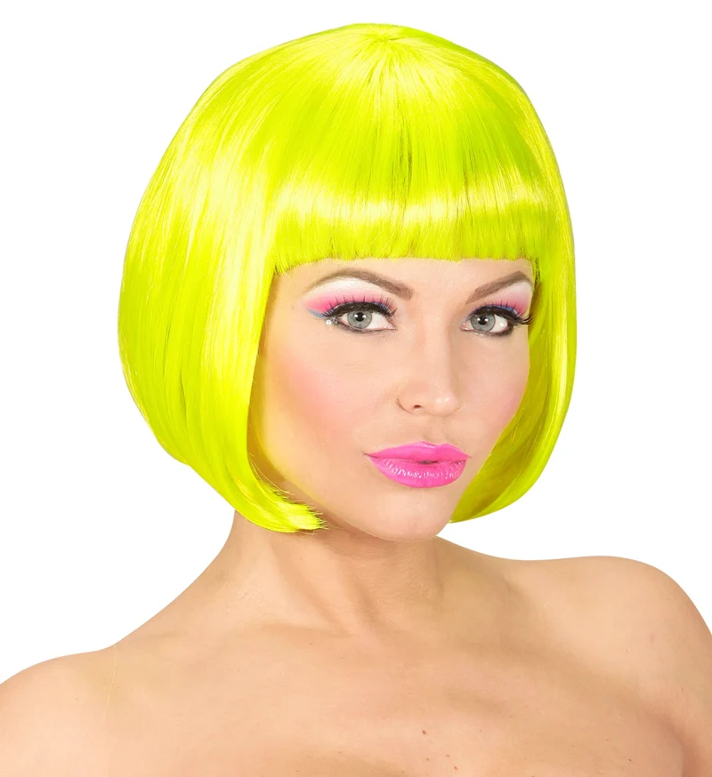 Pruik, Valentina Neon, Geel
