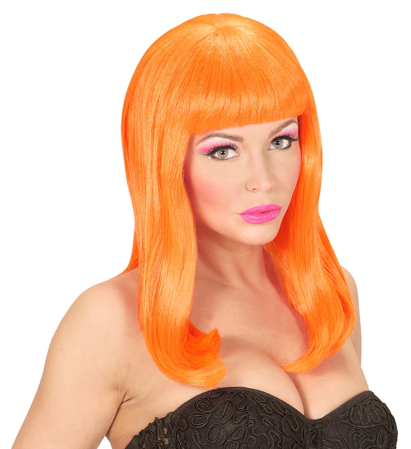 Pruik, Patsy Neon Oranje