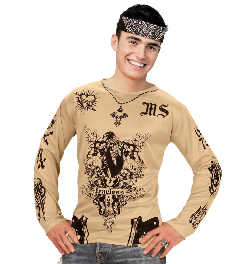 Tattoo shirt voor party's