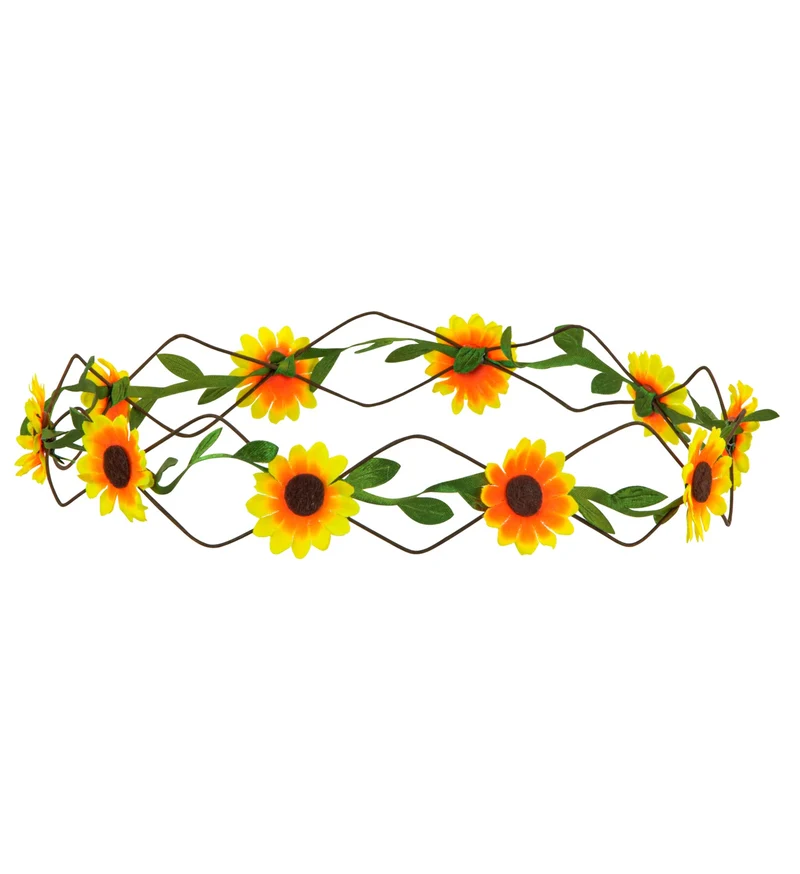 Gele bloemen hoofdbandjes