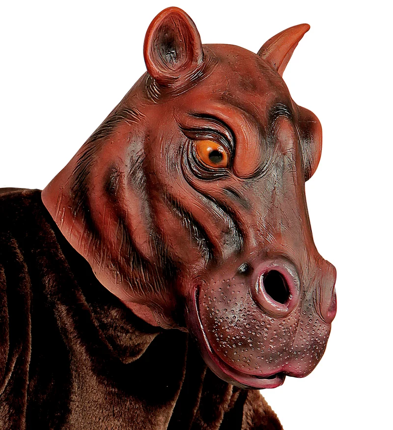 Nijlpaard masker voor party's