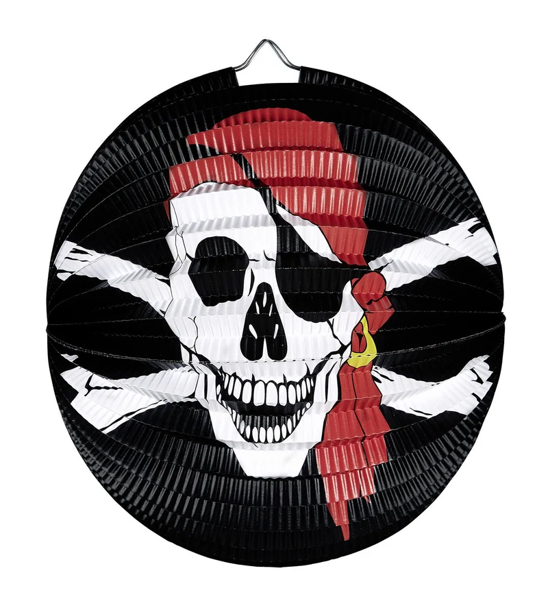 Piraten schedel decoratie van papier