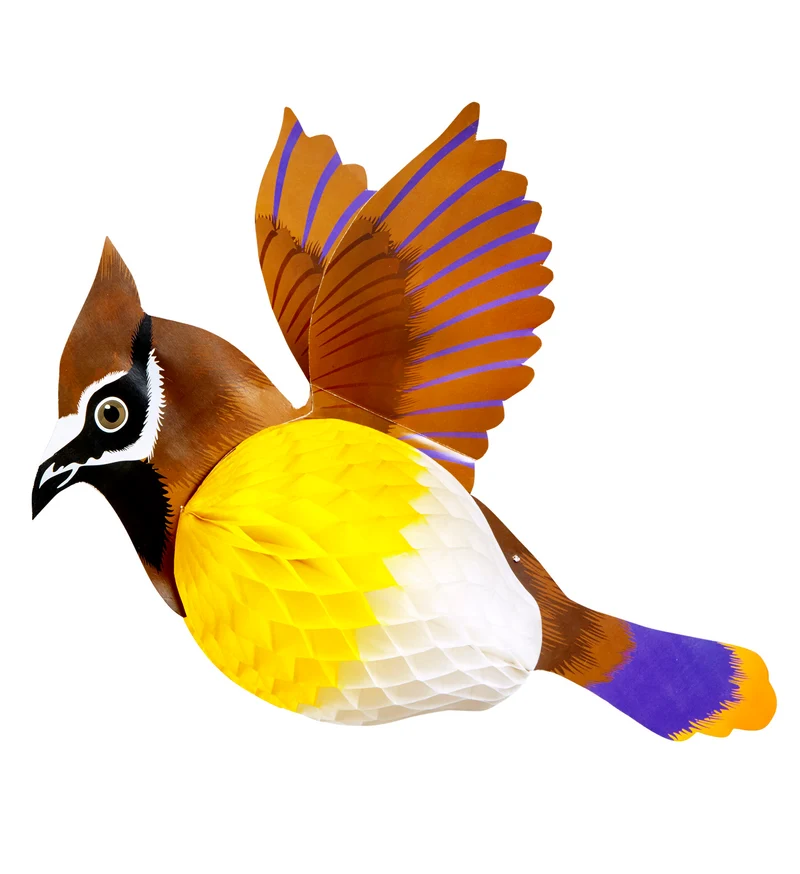Vogel decoratie van papier