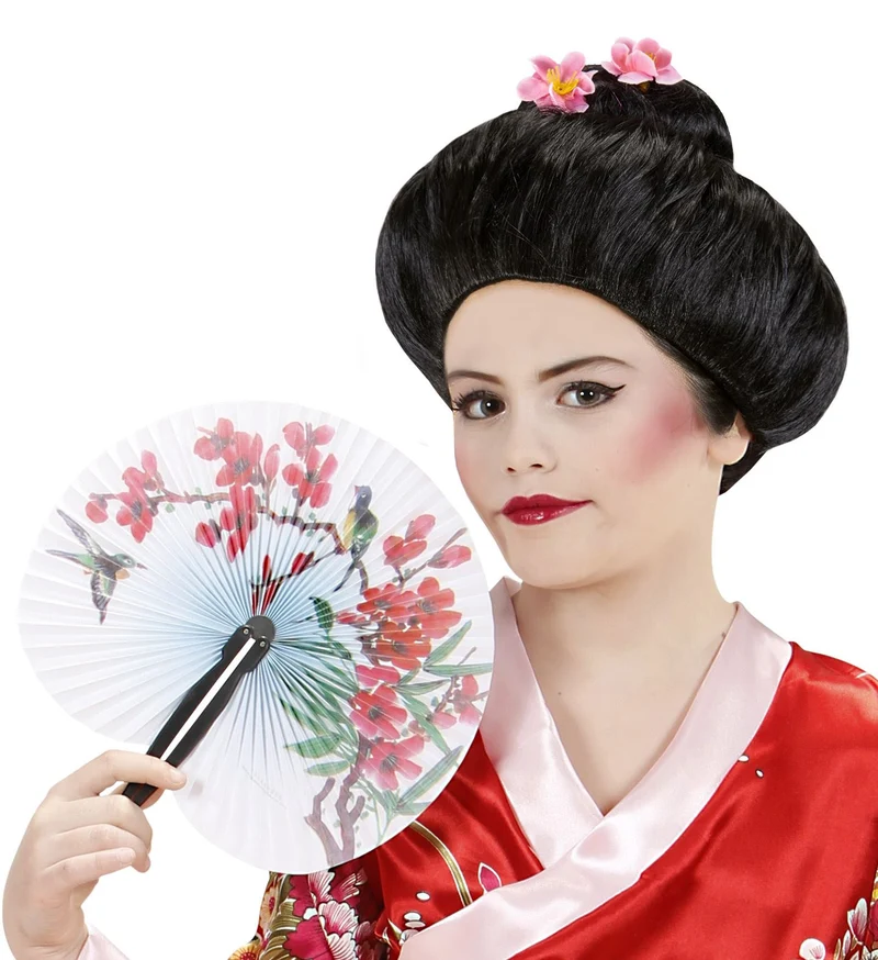 Geisha pruik kind voor Japanse kleding