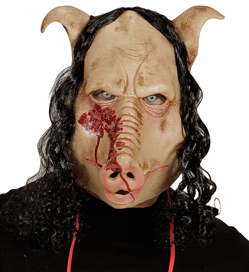 Varkenskop masker voor een party