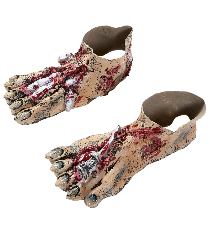 Latex Zombie voeten