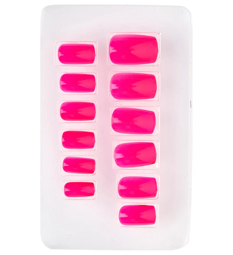 Airbrush nagels neon roze
