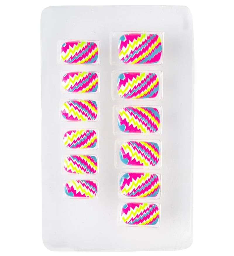 Opplaknagels retro neon
