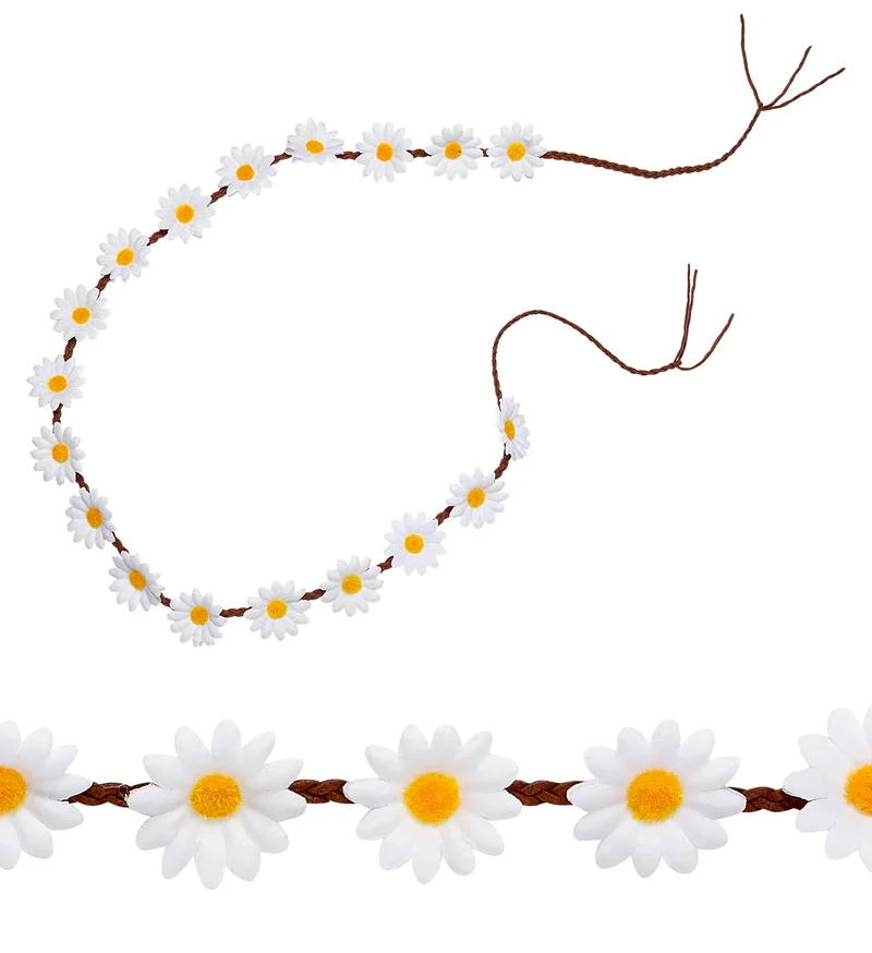 Hippie riem Madeliefjes