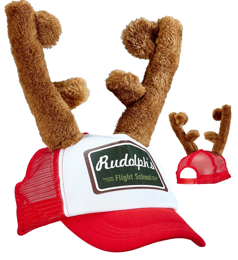 Pet met rendierhoorntjes kerst