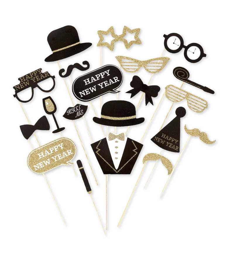 Foto booth accessoires gelukkig nieuwjaar