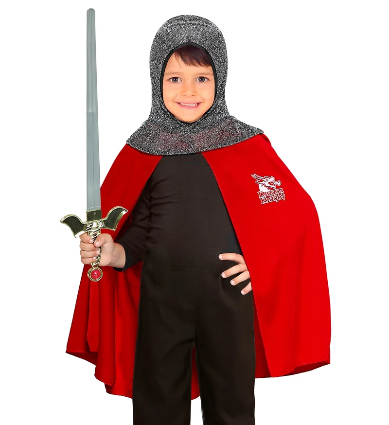 Verkleedset kind ridder poncho