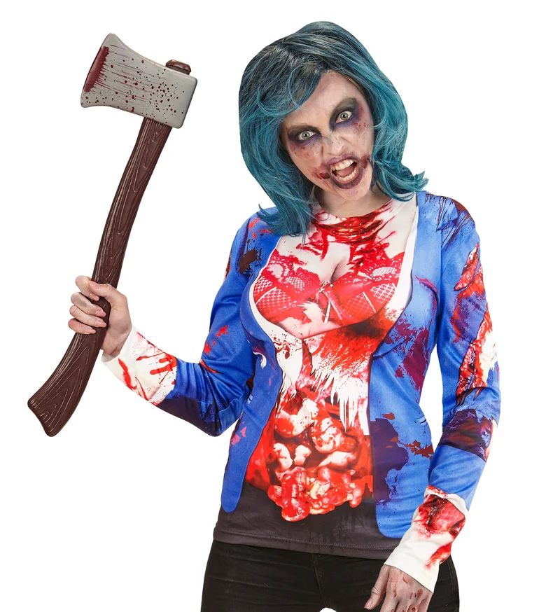 3D Zombie shirt volwassenen