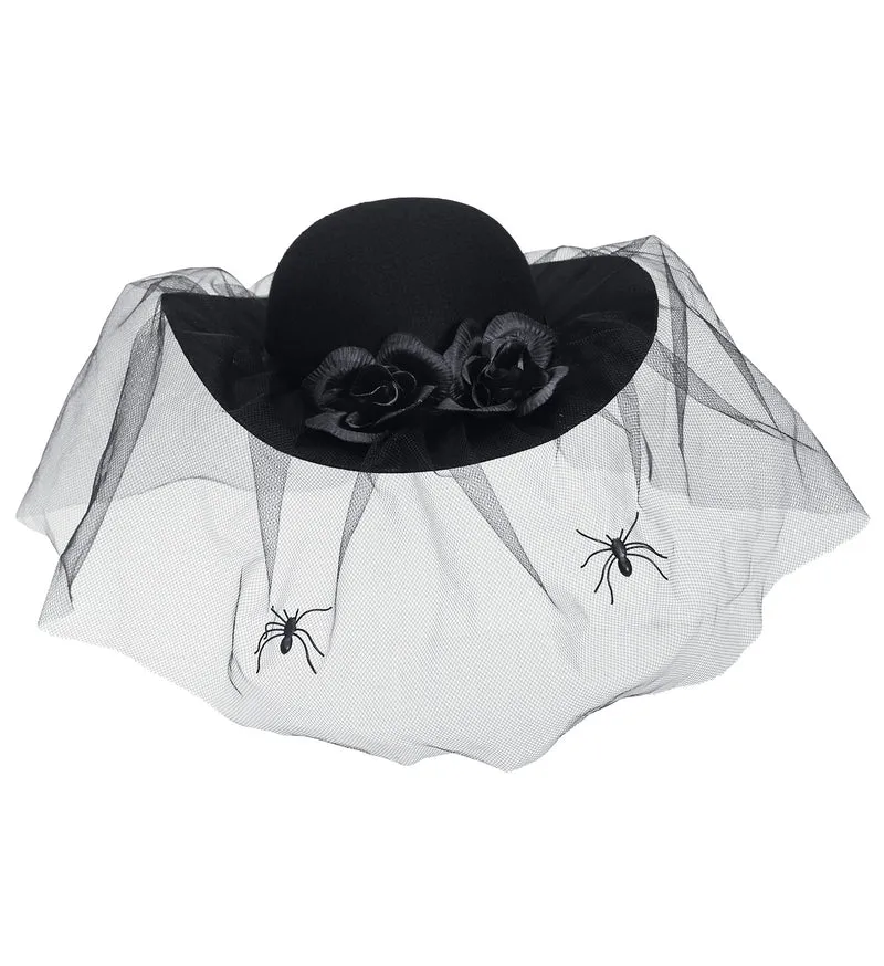 Halloween hoed zwarte weduwe