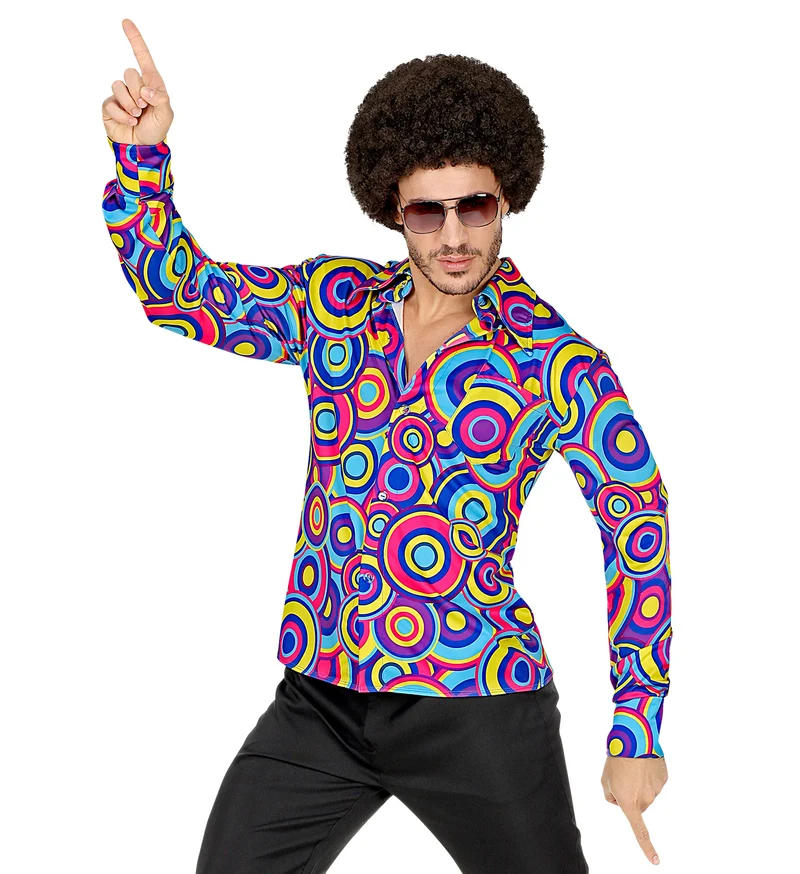 Hippie shirt 70-jaren Groovy