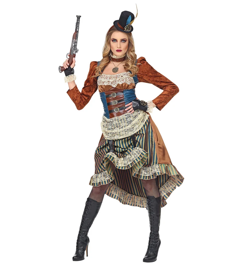 Steampunk pak Lizzy dames