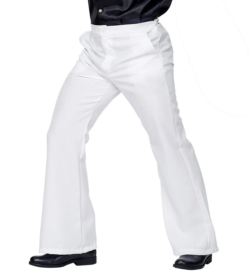 Witte disco broek heren