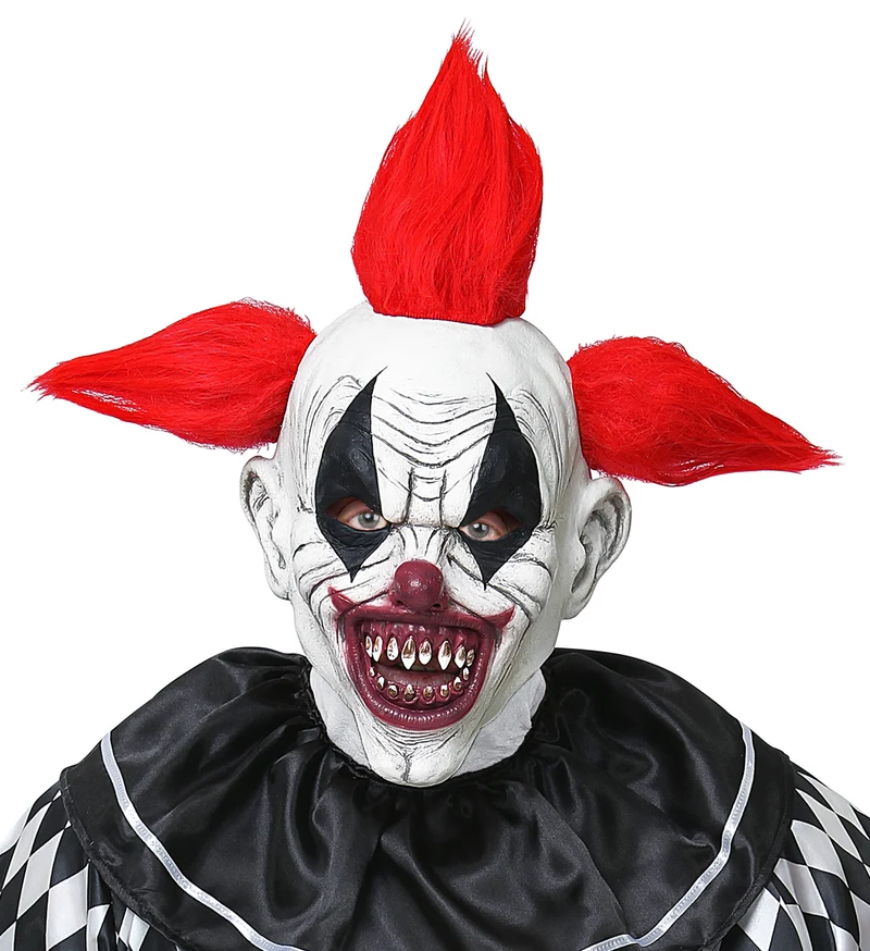 Masker horror clown Wessel met haar