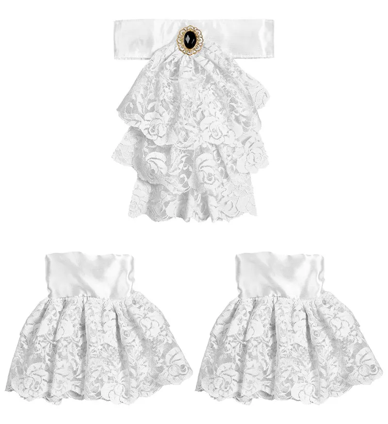Jabot met manchetten