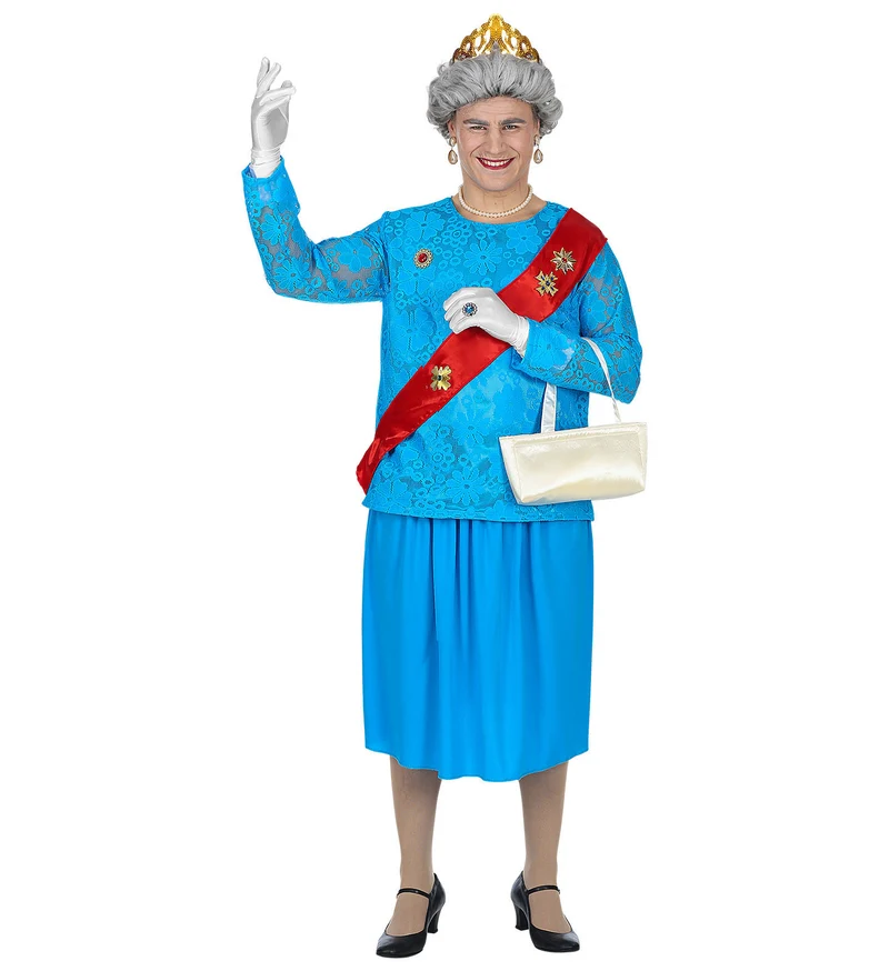 Engelse koningin kostuum Queen Mum