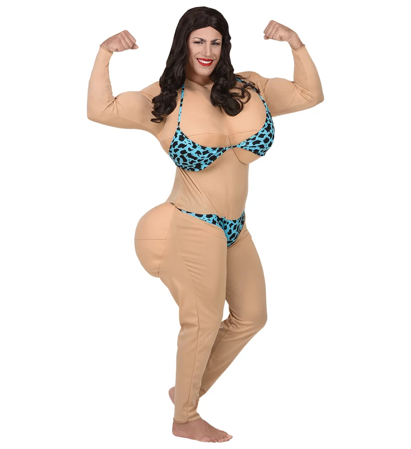 Bikini babe kostuum unisex
