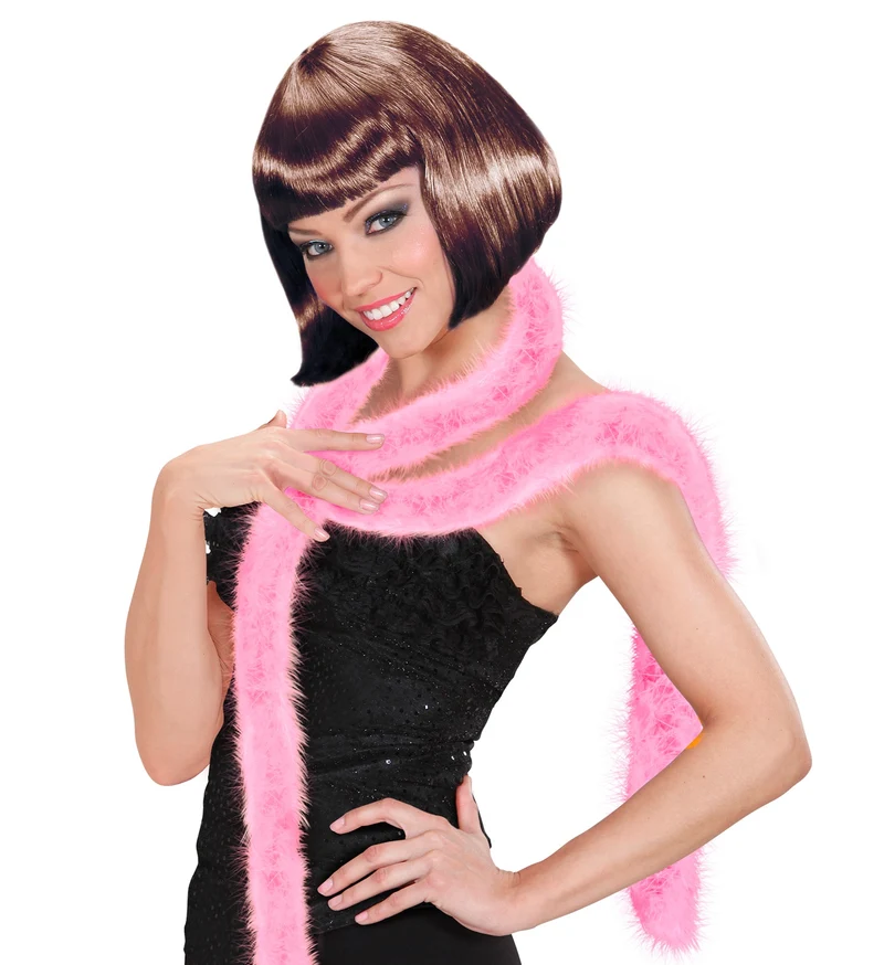 Licht roze dunne boa