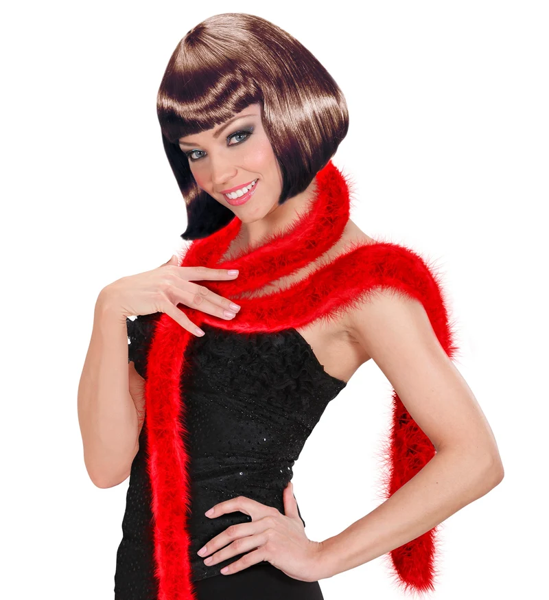 decoratieve boa rood