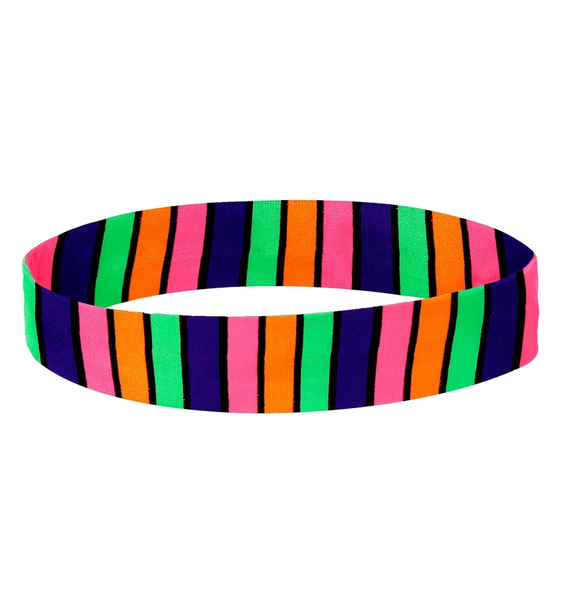 Hoofdband 80's neon