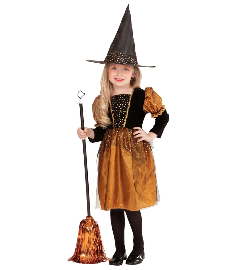Schattig gouden heksje