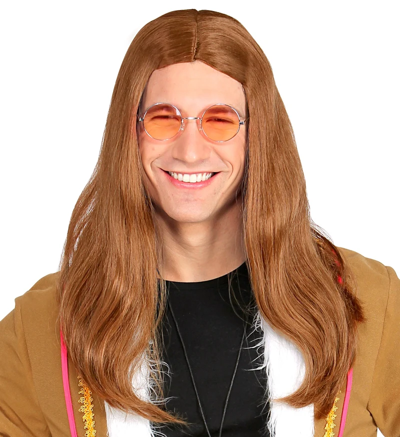 Hippie pruik Groovy dude