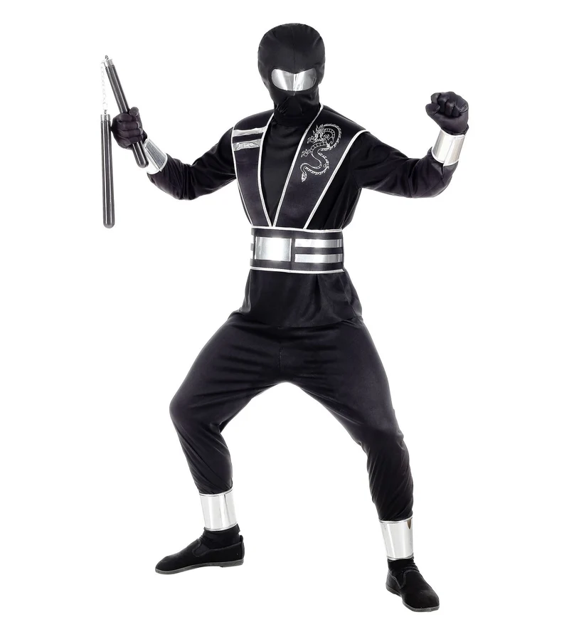 Zwart ninja pak voor kinderen