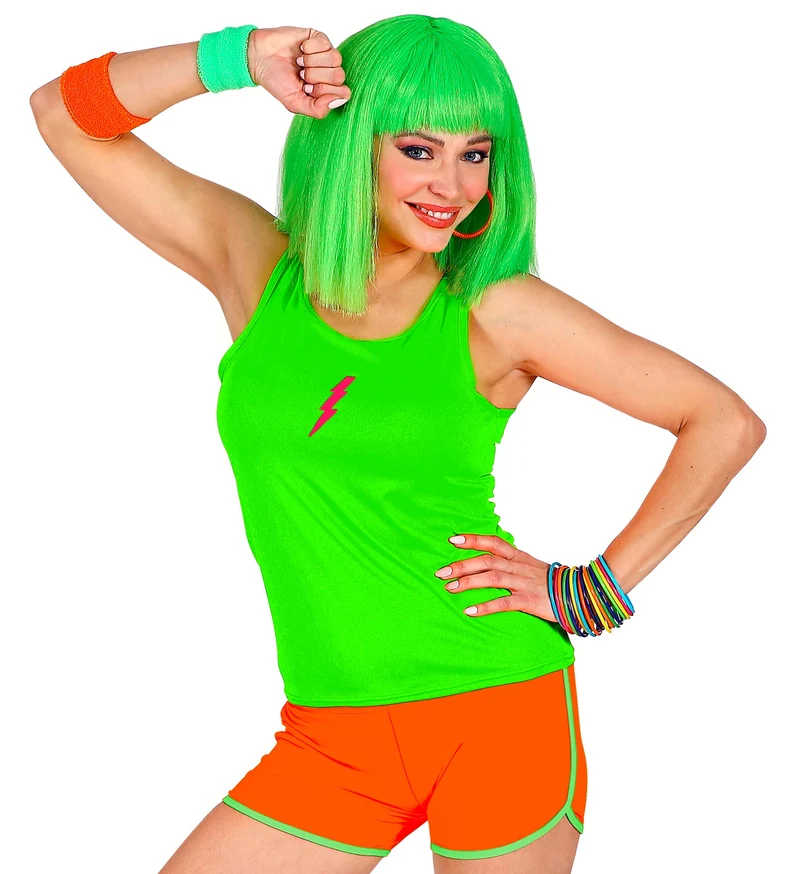 Neon oranje hotpants