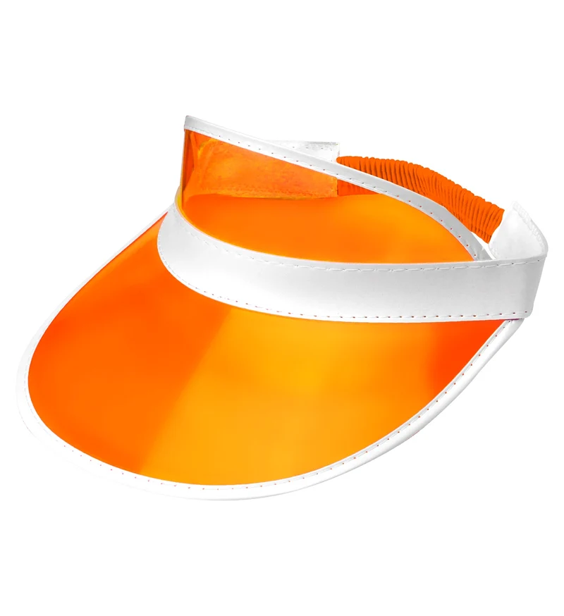 Jaren 80 zonneklep oranje