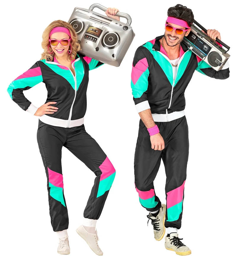Trainingspak zwart jaren 80