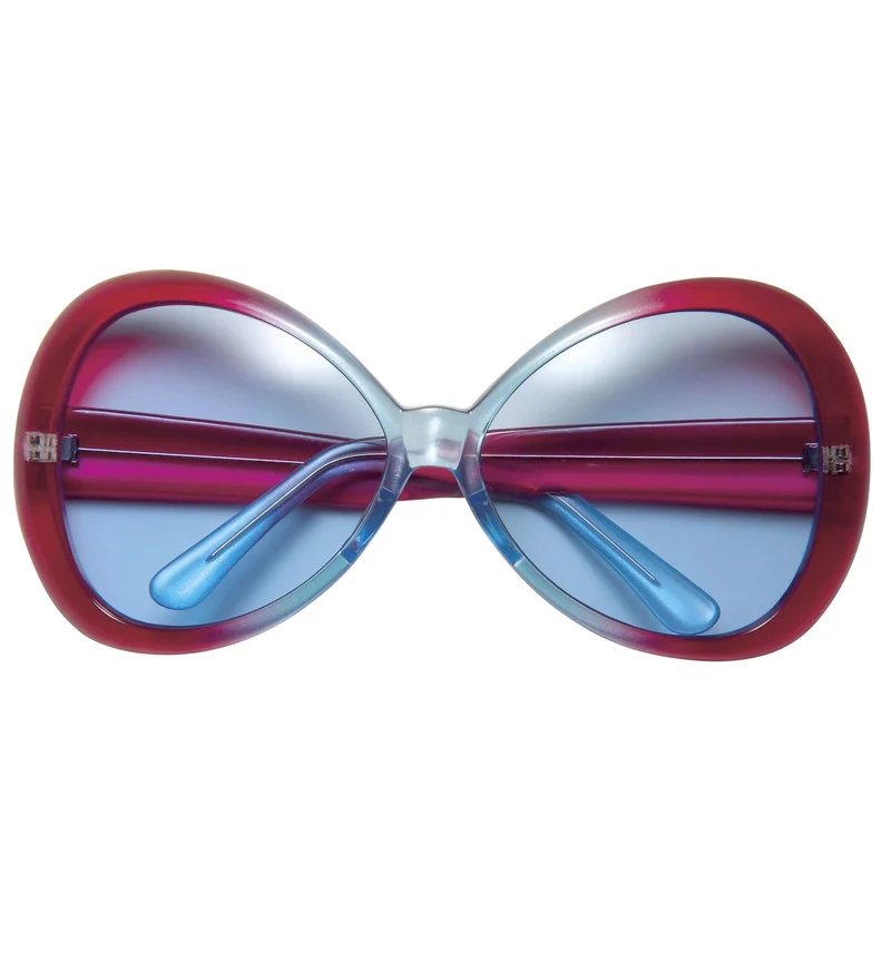 Hippie sugarbabe bril rood