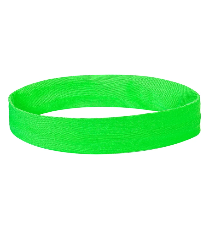 Hoofdband neon groen