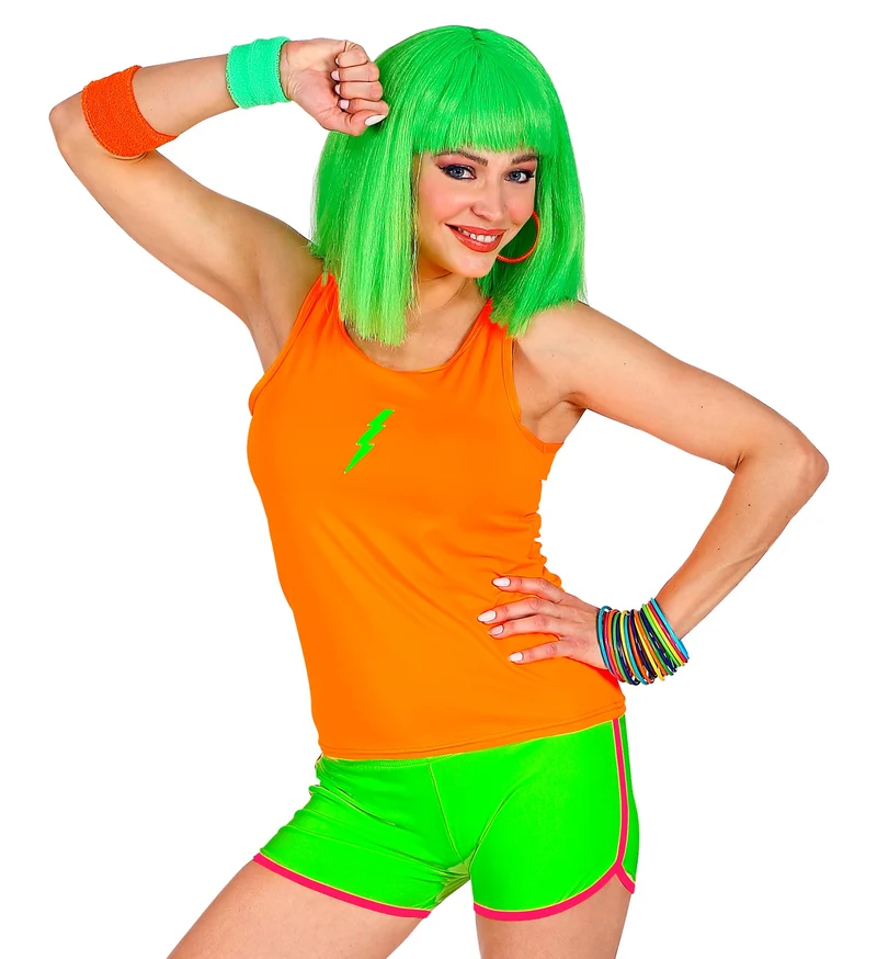 Neon groene hotpants