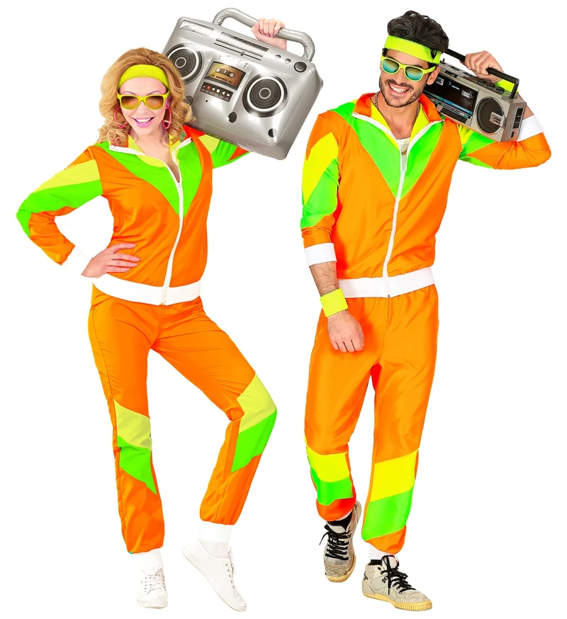 Trainingspak oranje jaren 80