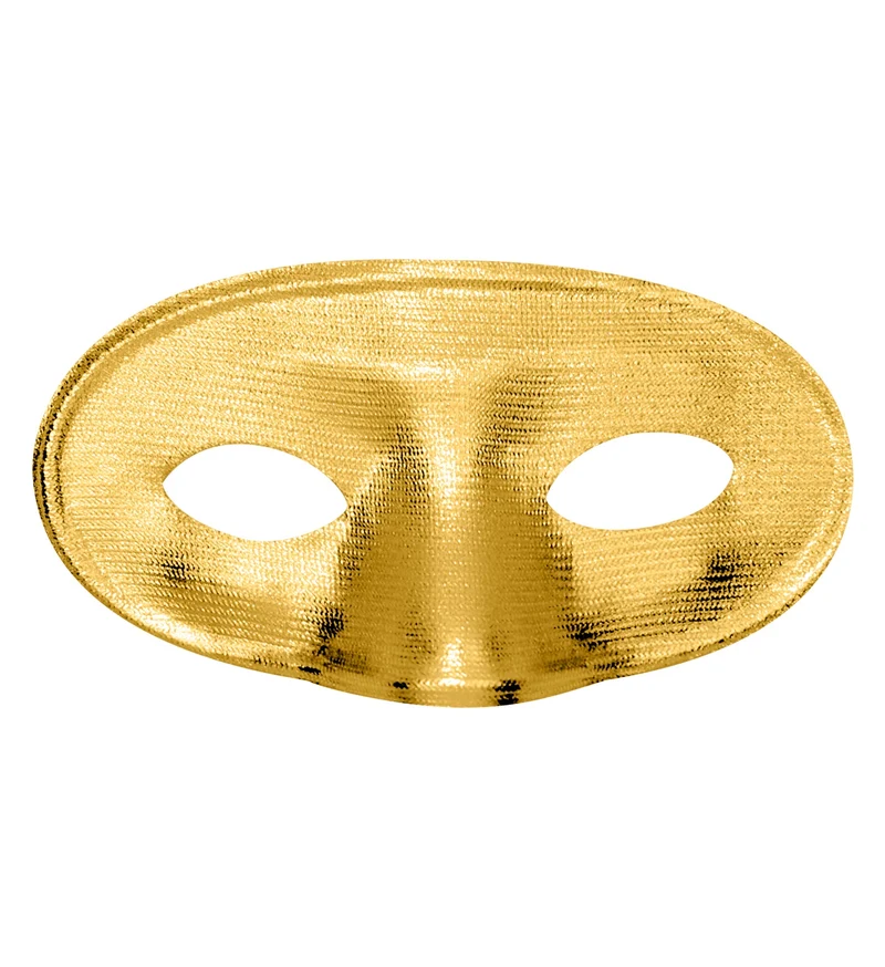 Rond goud oogmasker masquerade