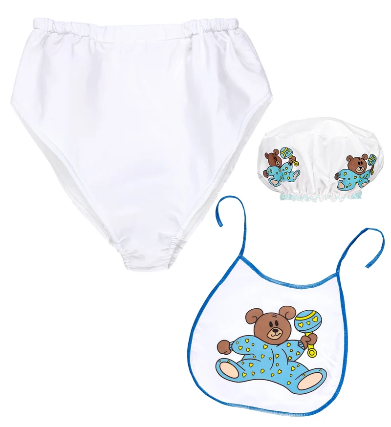 Babyset blauw met beertje
