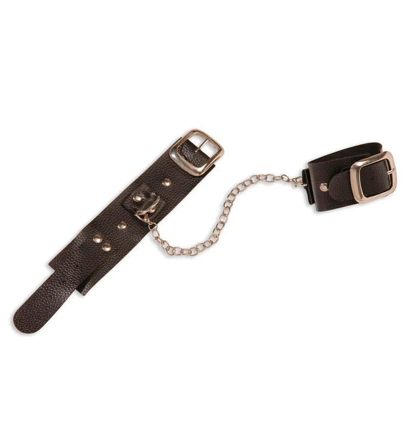Lederlook Ketting Pols En Enkelband Met Spijkers